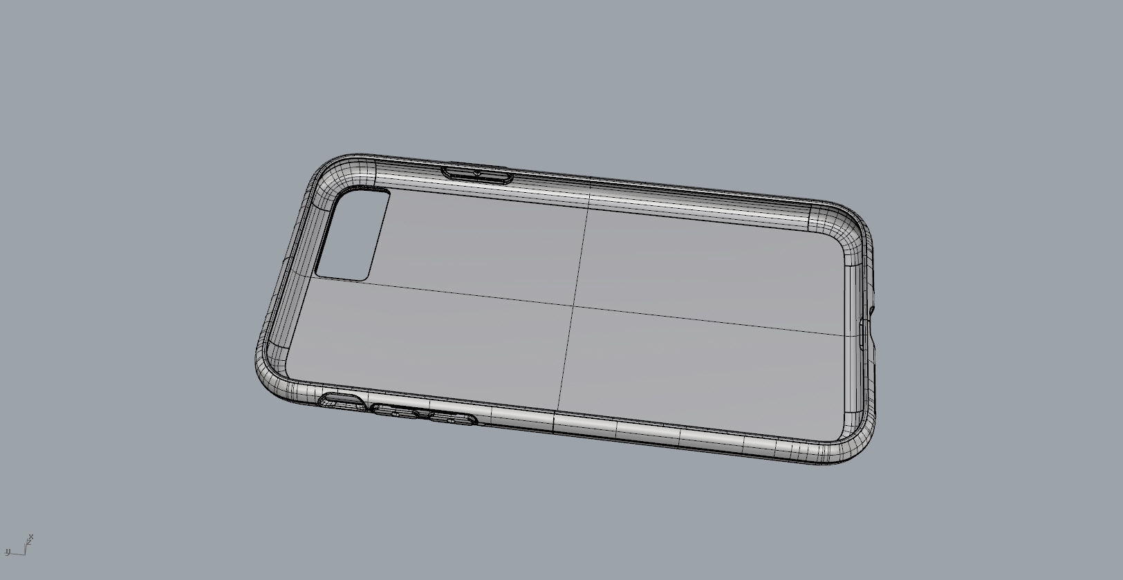 iphone 8  red case Original customizable design 3D print model_16