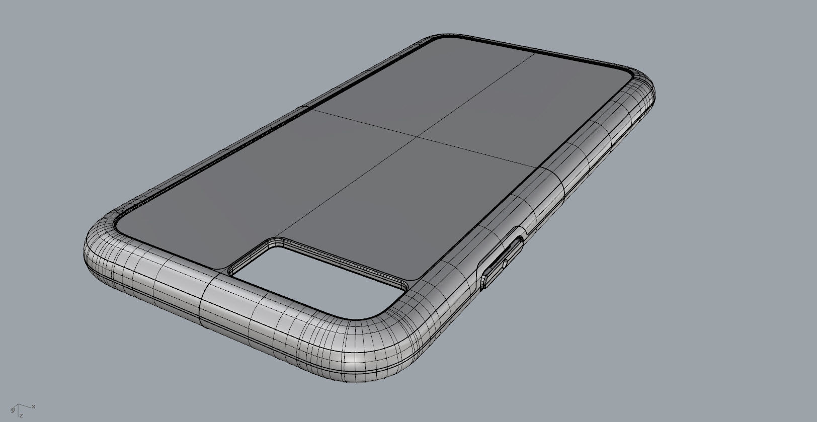 iphone 8  red case Original customizable design 3D print model_17