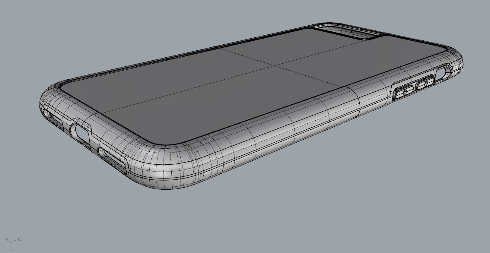 iphone 8  red case Original customizable design 3D print model_20