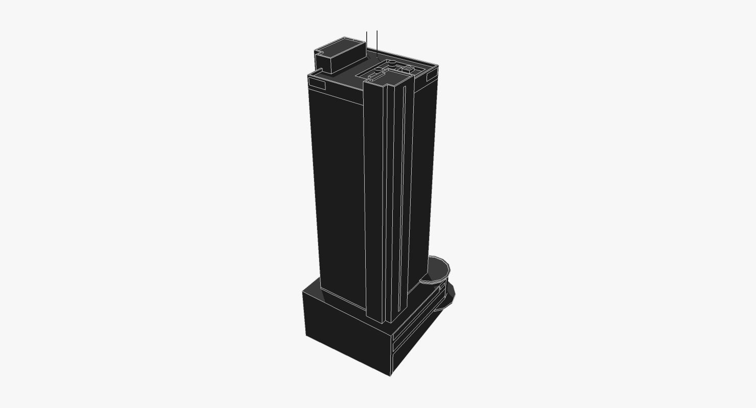 ANZ Center Low-poly 3D model_7