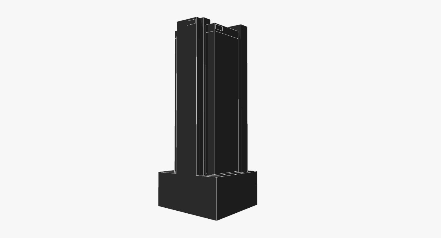 ANZ Center Low-poly 3D model_5