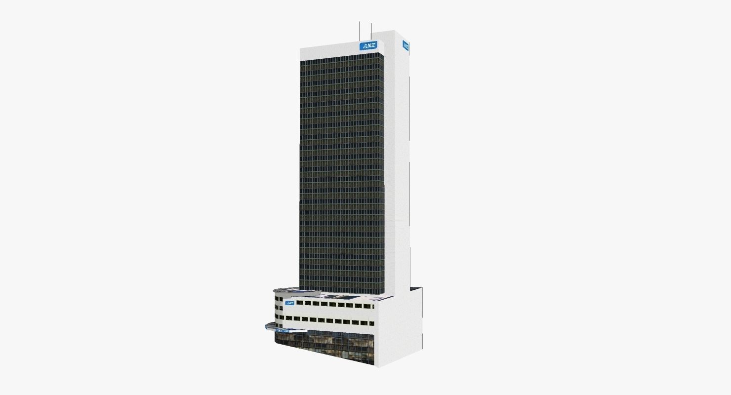 ANZ Center Low-poly 3D model_2