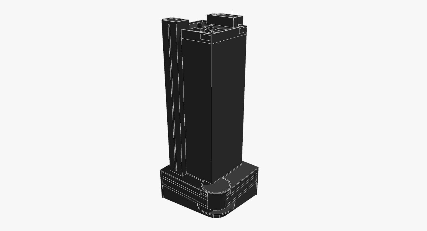 ANZ Center Low-poly 3D model_1