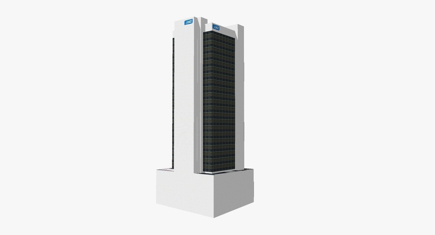 ANZ Center Low-poly 3D model_4