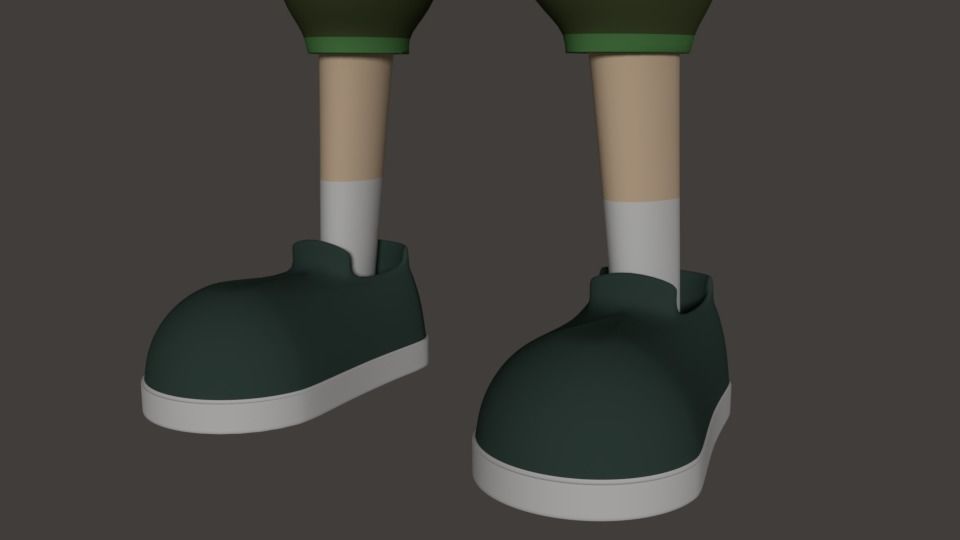 Ben 10 Kid Low-poly 3D model_9
