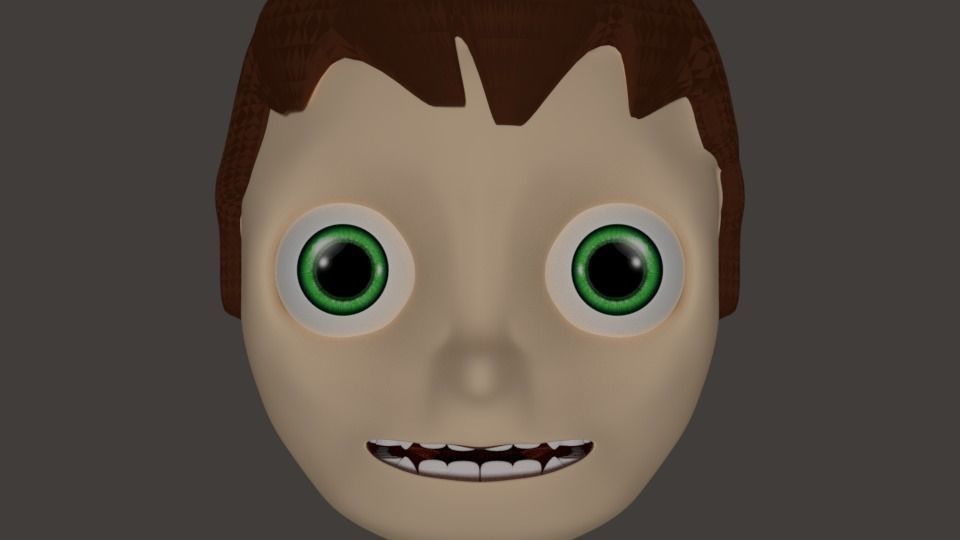 Ben 10 Kid Low-poly 3D model_6