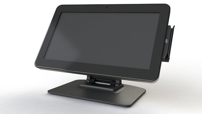 POS terminal monitor 15 inches 3D model