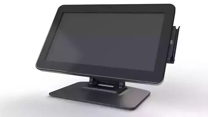 POS terminal monitor 15 inches 3D model