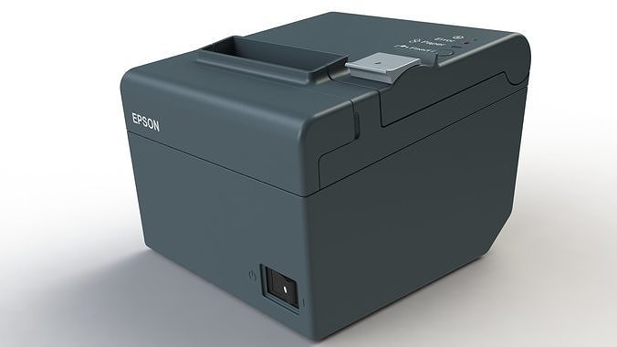 Receipt Printer 3D model