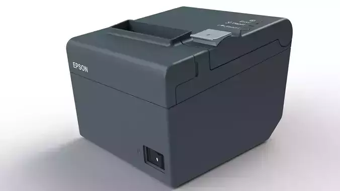 Receipt Printer 3D model