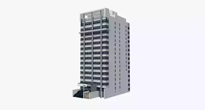 179 North Quay Low-poly 3D model