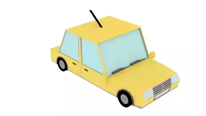 Low Poly Car for game