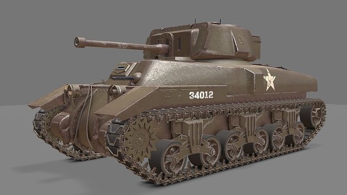 Ram II Tank 3D model
