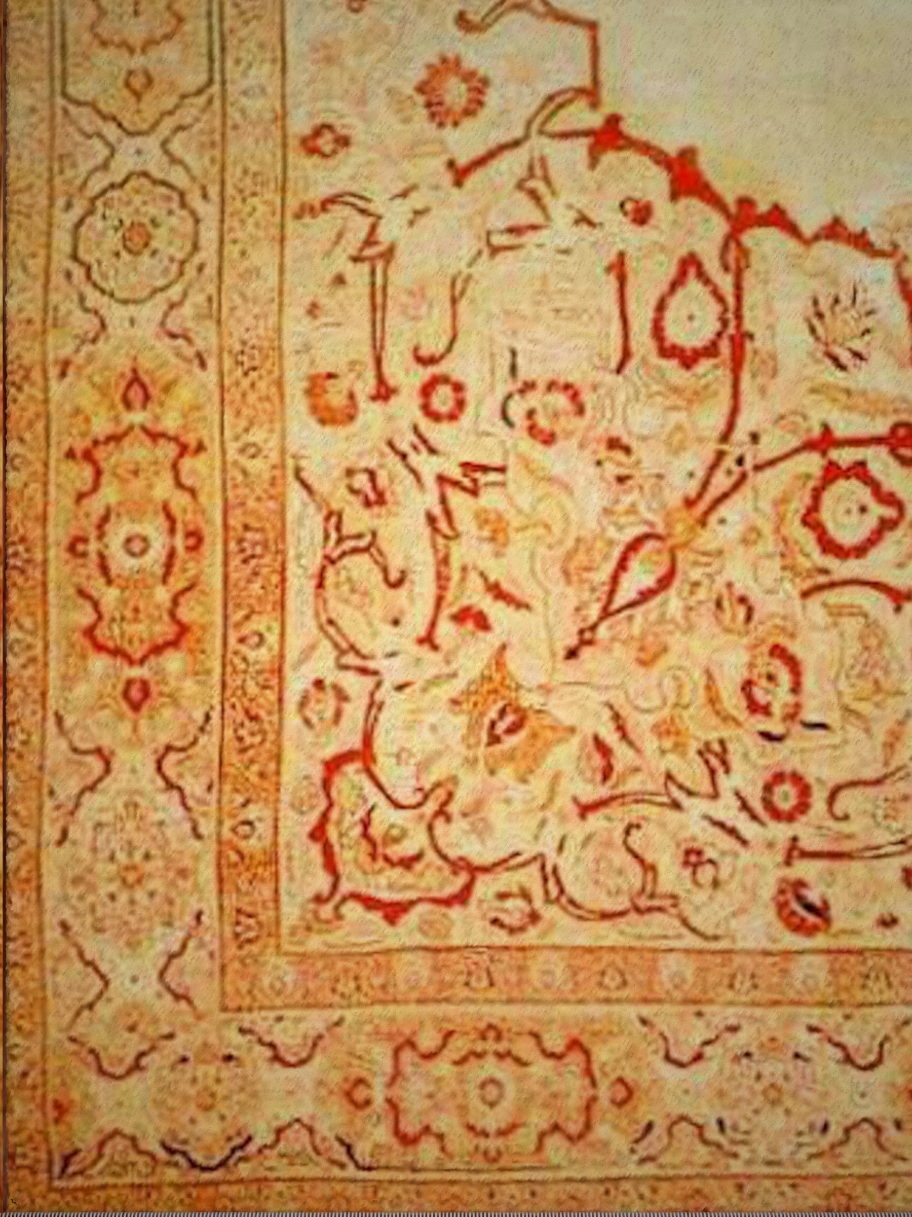 Persian carpet first series Low-poly 3D model_4