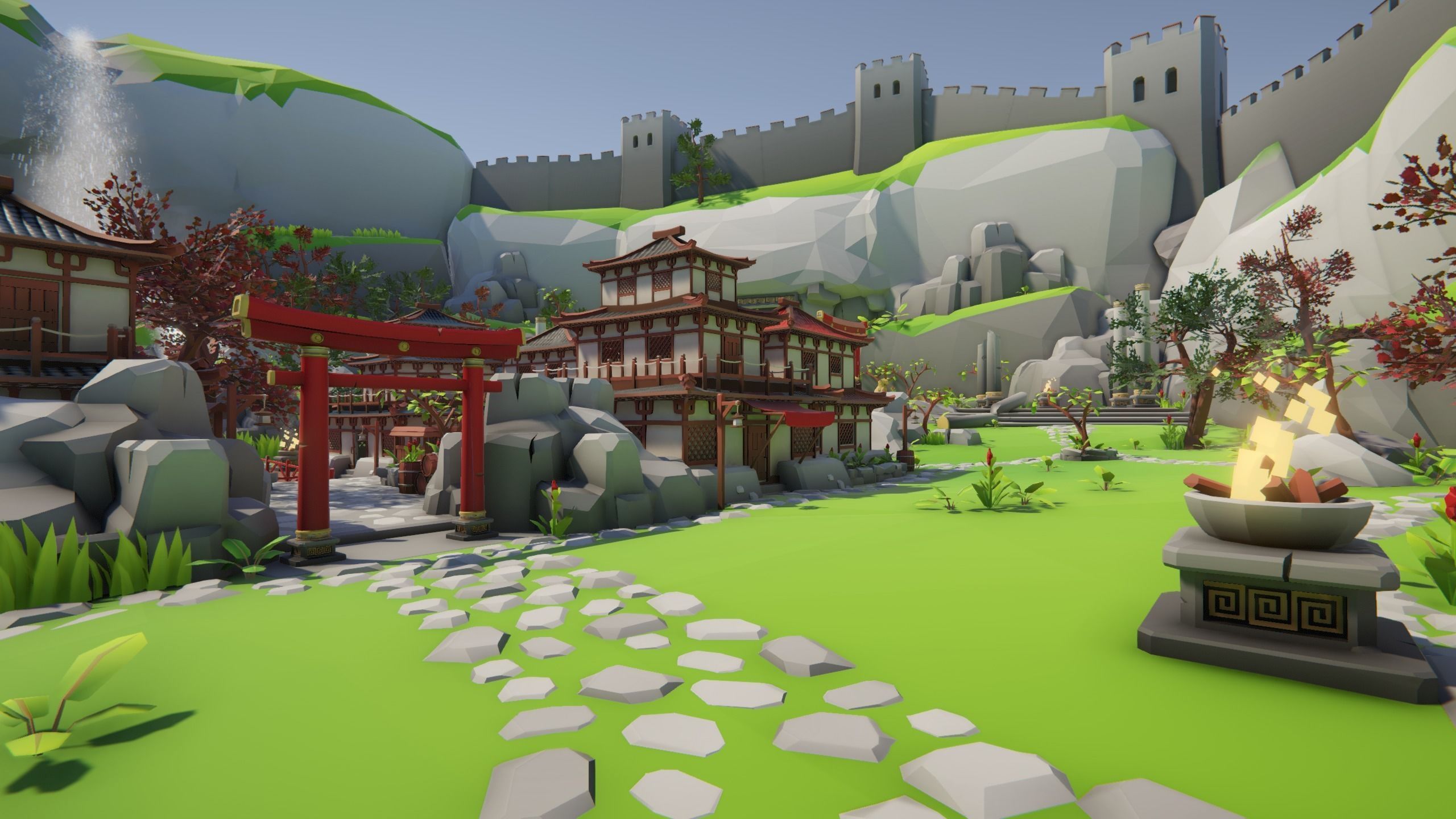 Lowpoly Asia Environment Pack Low-poly 3D model_27