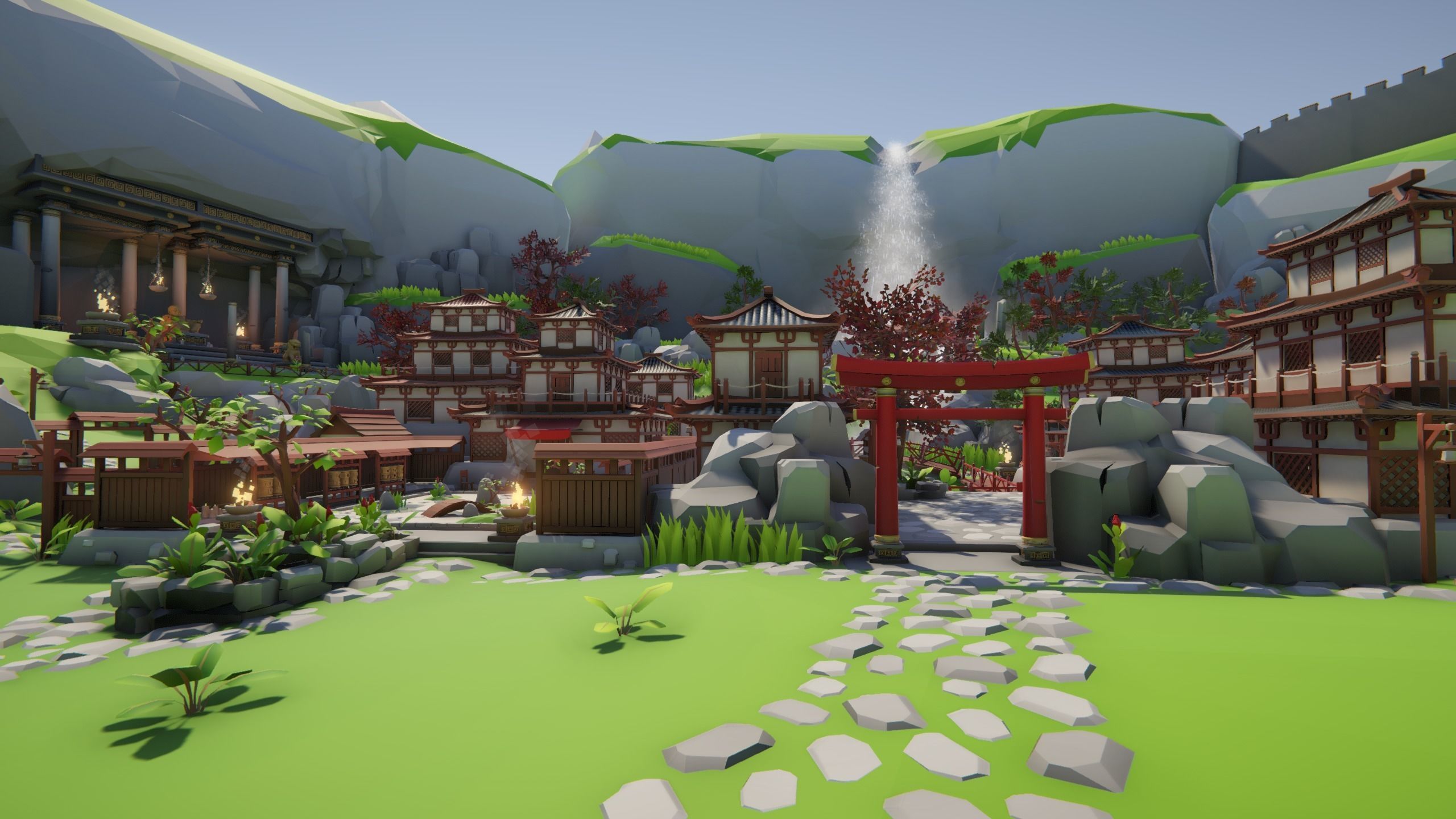 Lowpoly Asia Environment Pack Low-poly 3D model_15