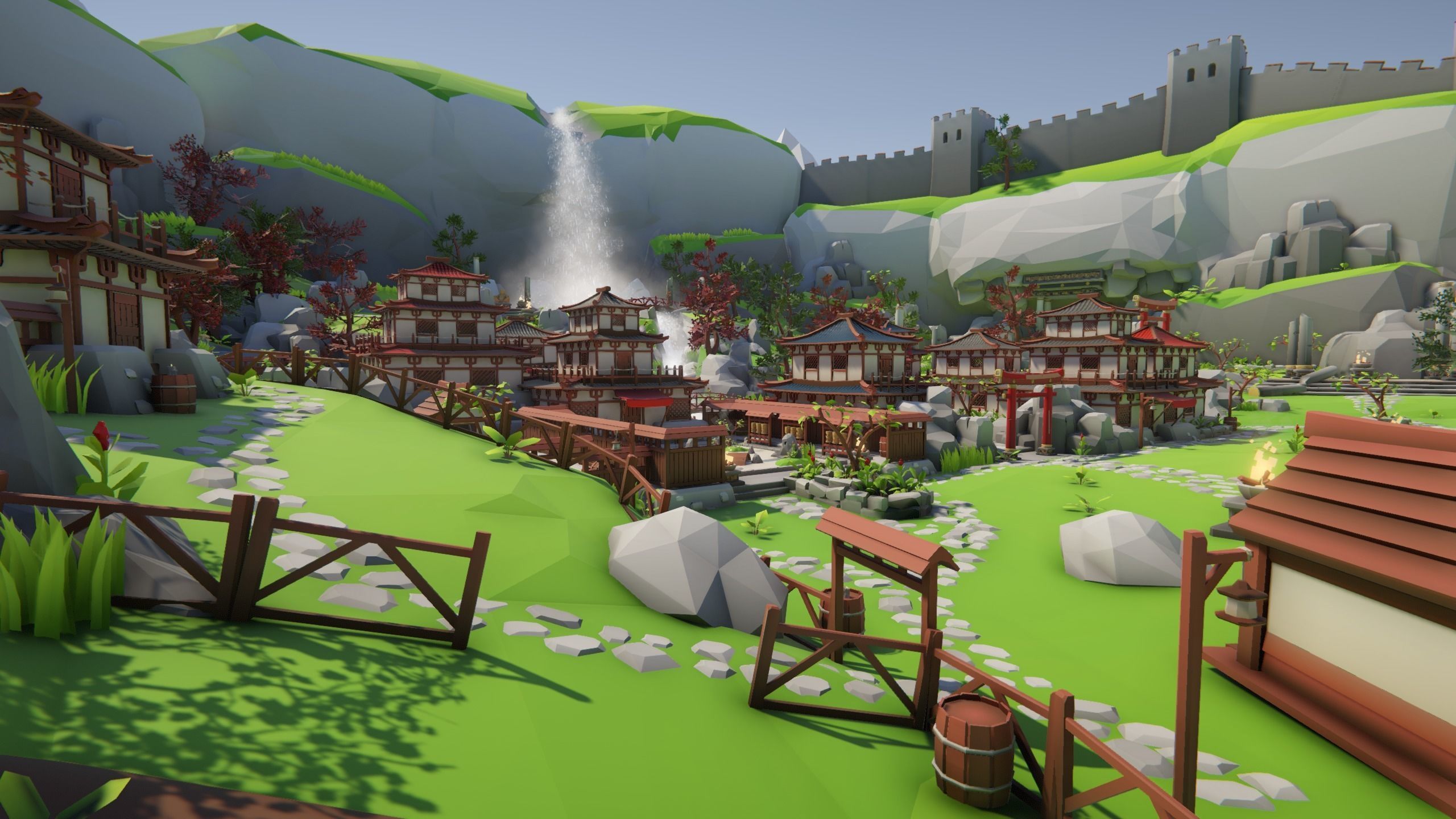 Lowpoly Asia Environment Pack Low-poly 3D model_21