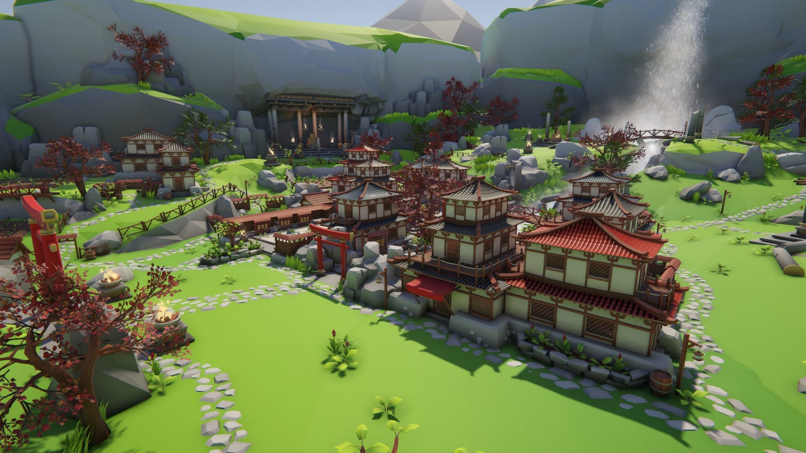 Lowpoly Asia Environment Pack Low-poly 3D model_33