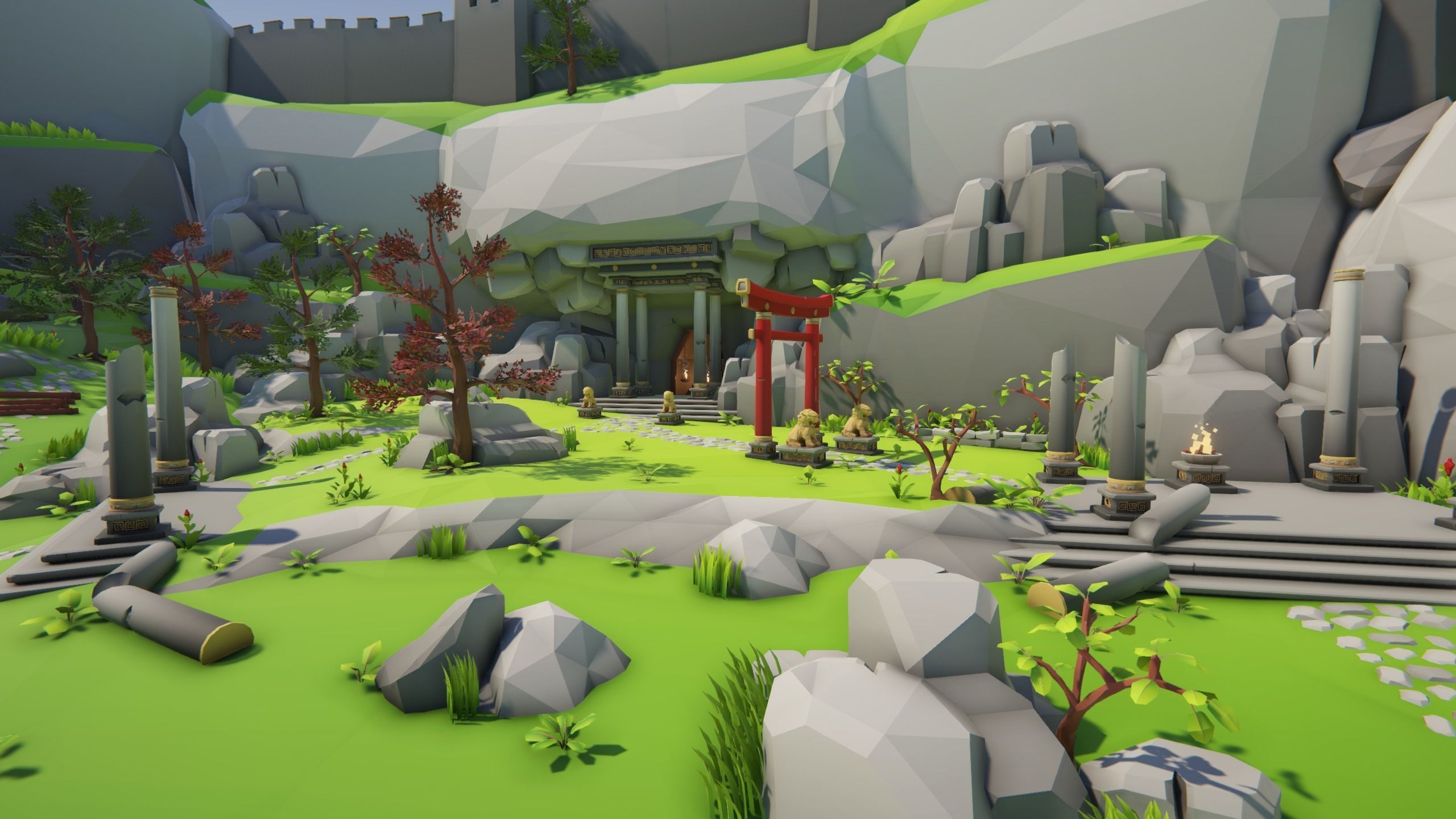 Lowpoly Asia Environment Pack Low-poly 3D model_16