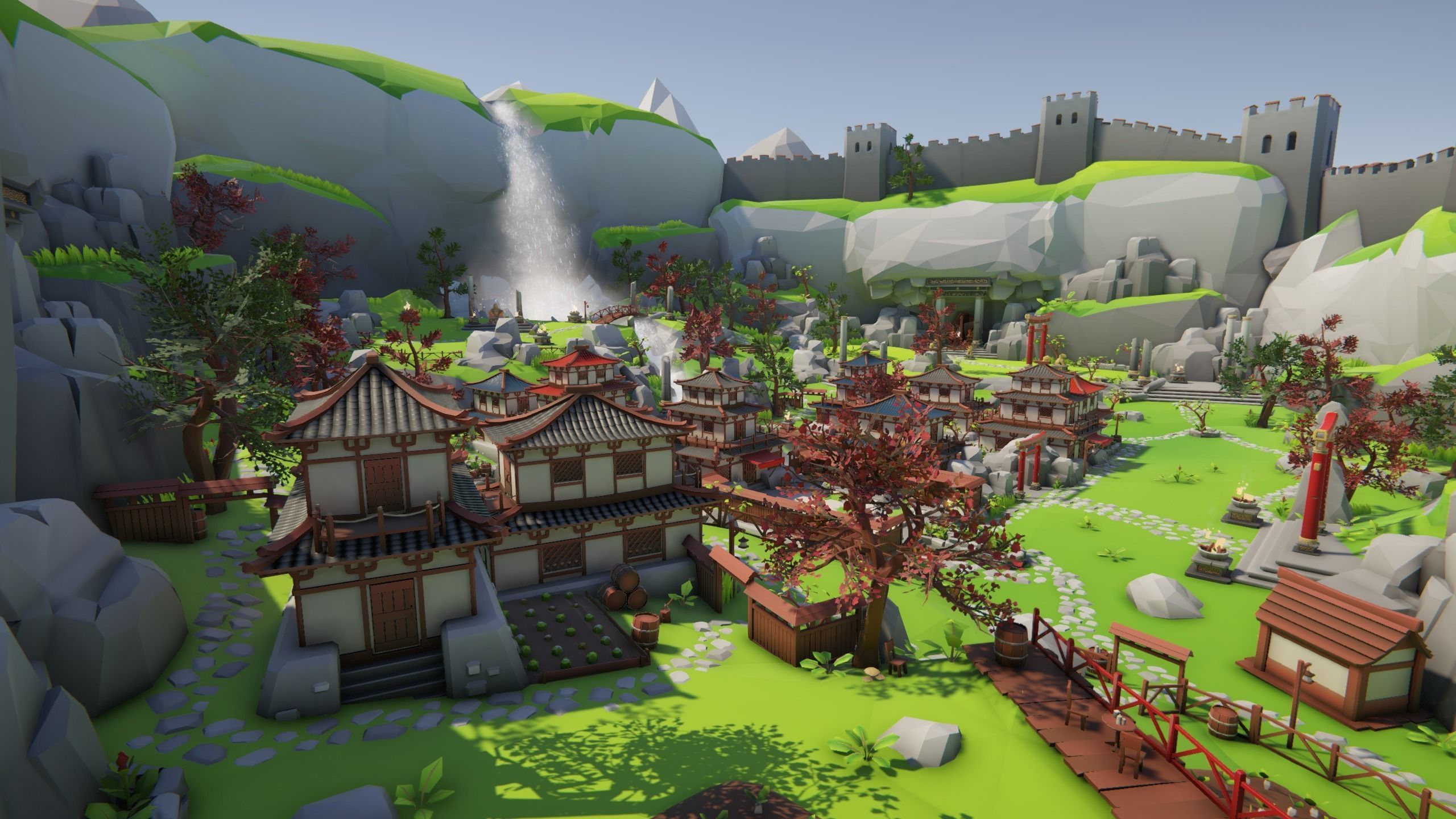 Lowpoly Asia Environment Pack Low-poly 3D model_20