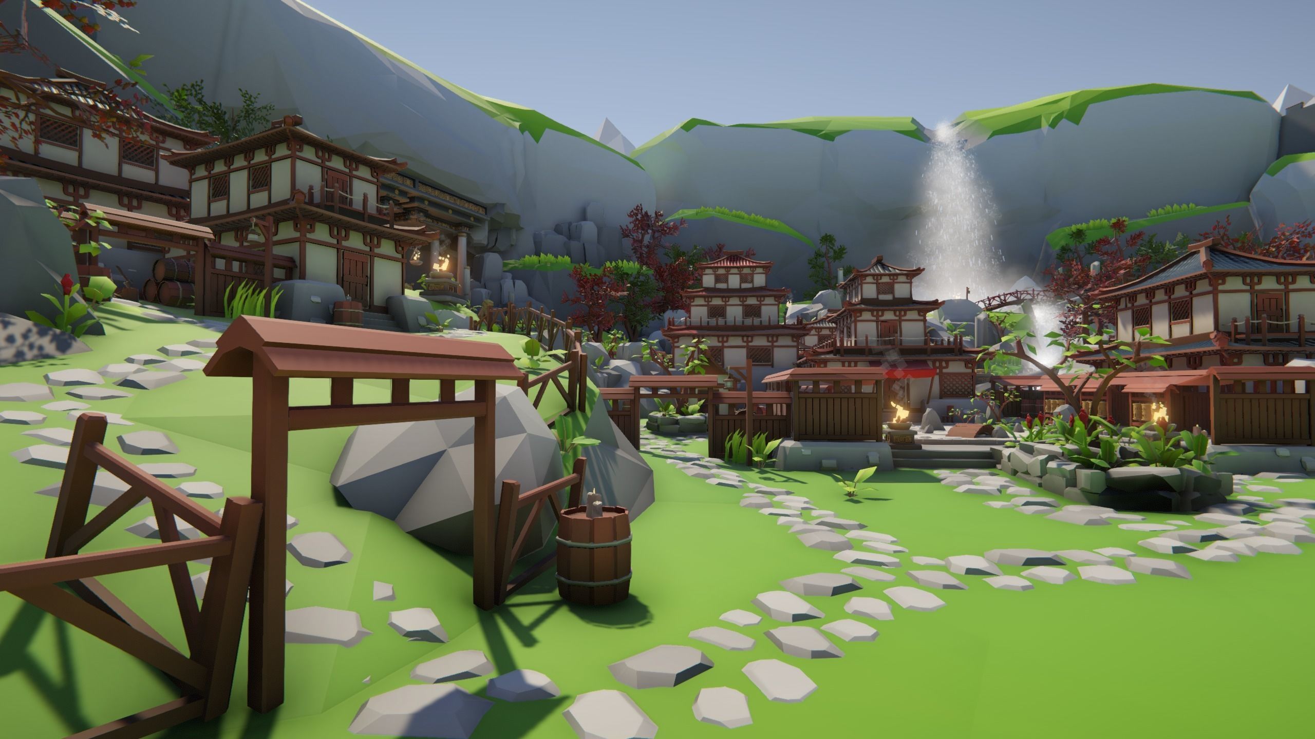 Lowpoly Asia Environment Pack Low-poly 3D model_25