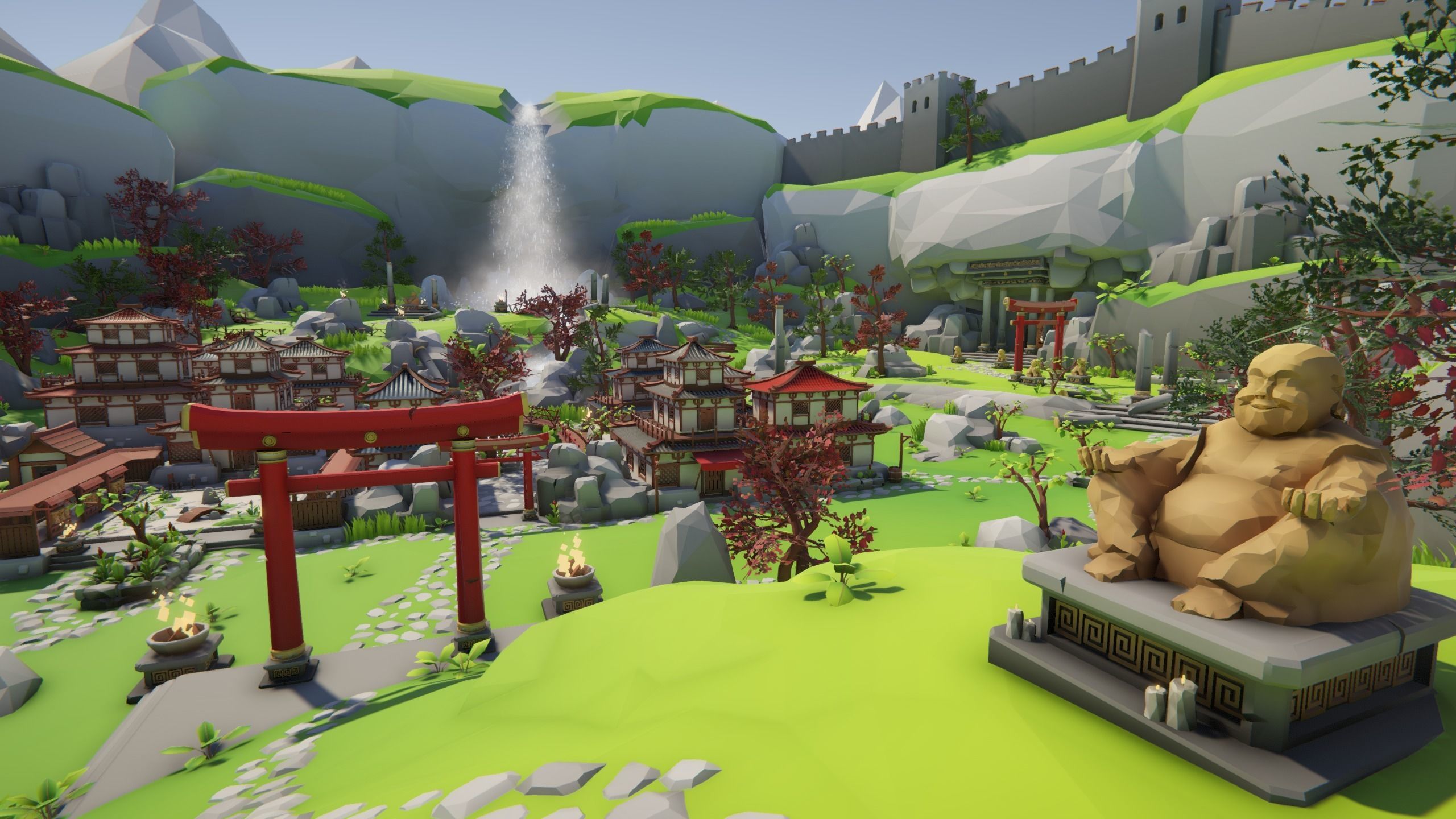 Lowpoly Asia Environment Pack Low-poly 3D model_30