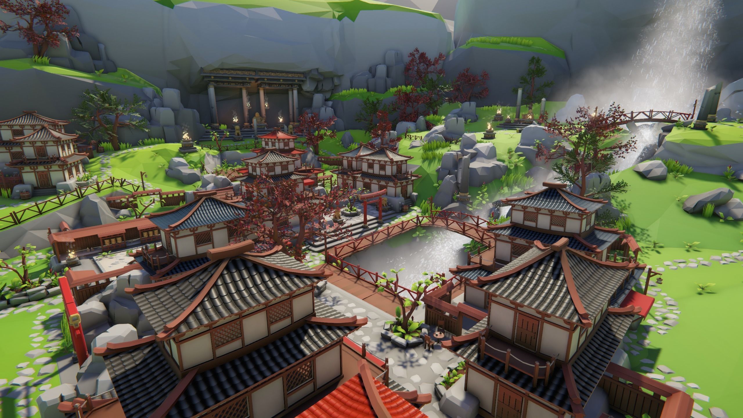 Lowpoly Asia Environment Pack Low-poly 3D model_28