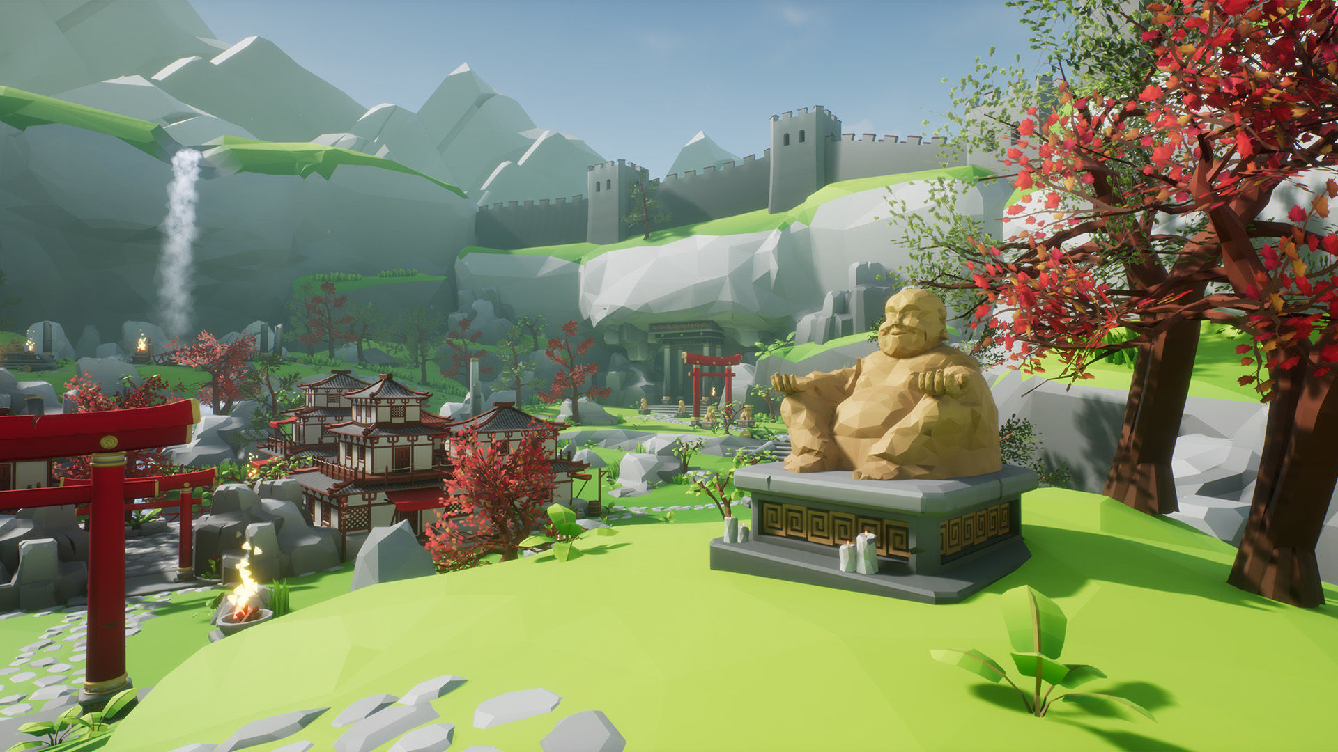 Lowpoly Asia Environment Pack Low-poly 3D model_5