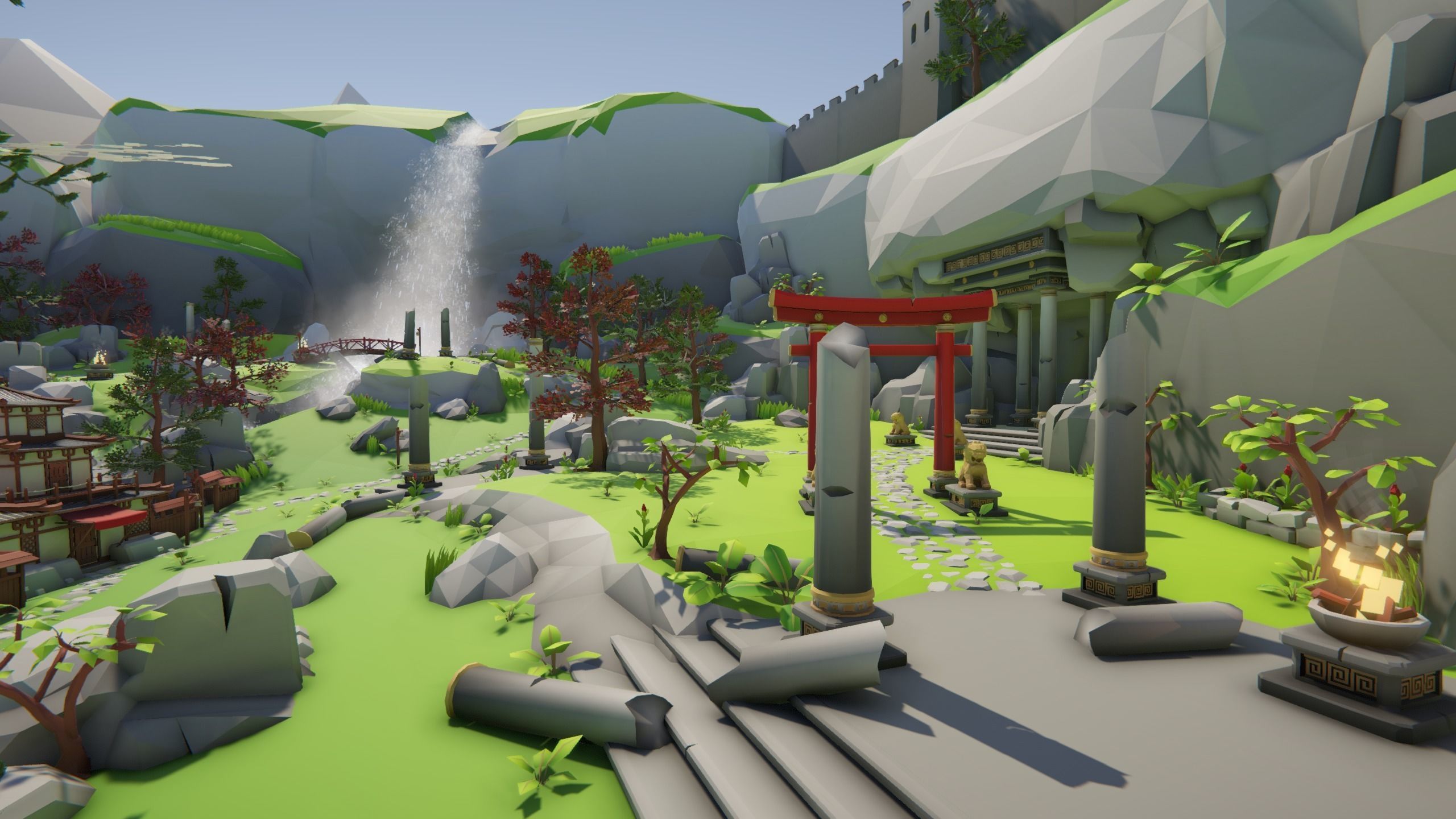 Lowpoly Asia Environment Pack Low-poly 3D model_31