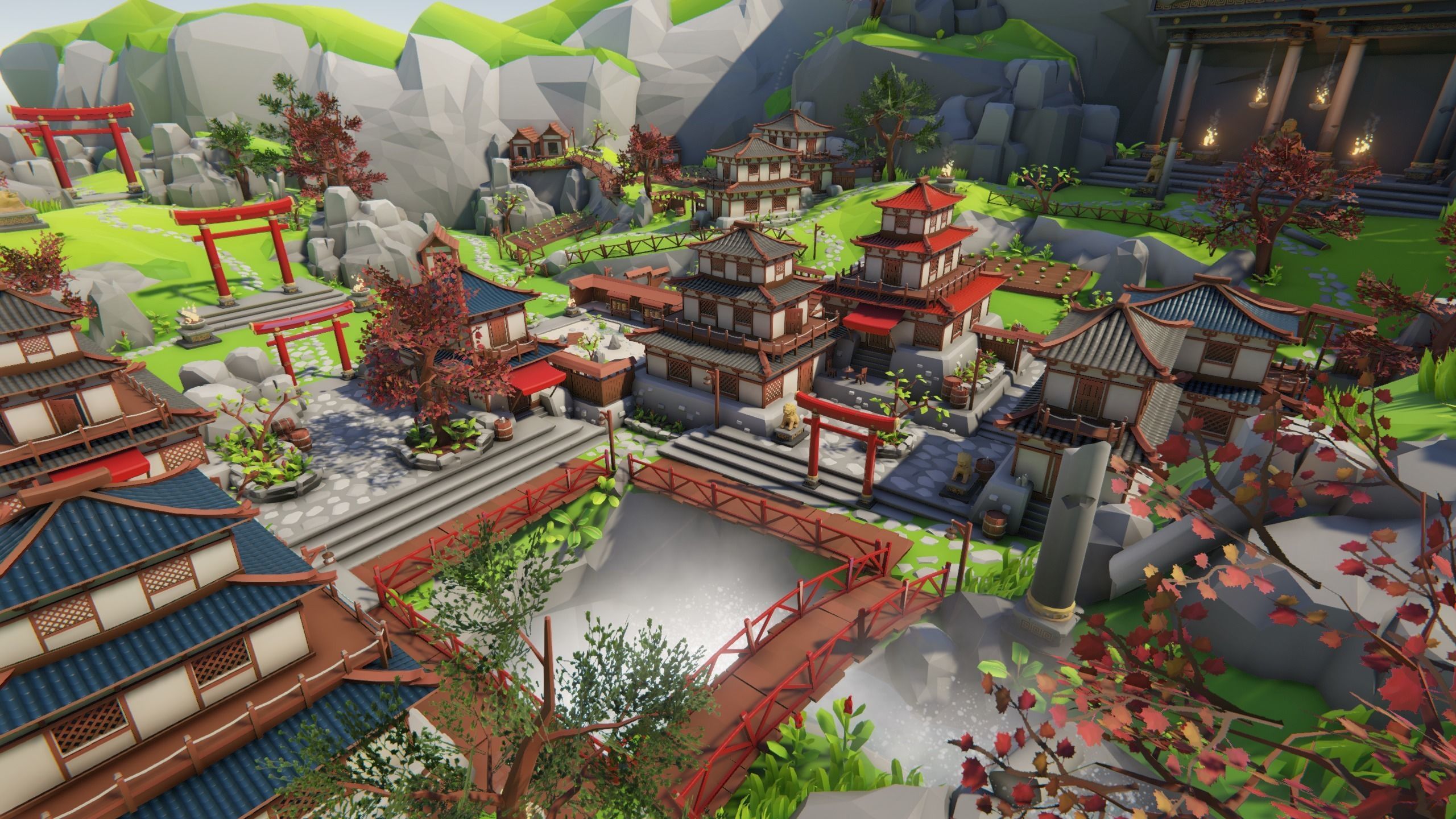 Lowpoly Asia Environment Pack Low-poly 3D model_29