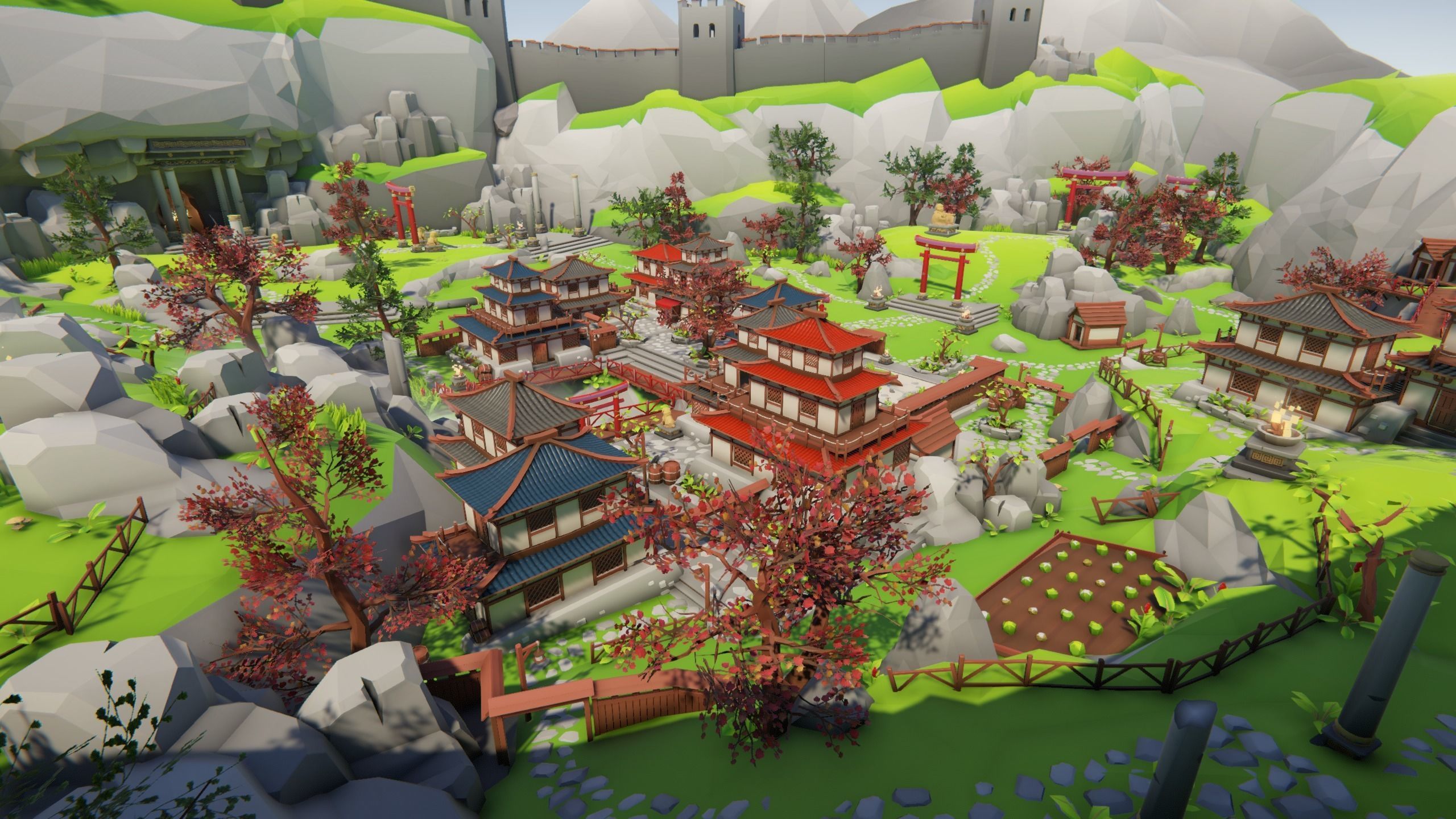 Lowpoly Asia Environment Pack Low-poly 3D model_34