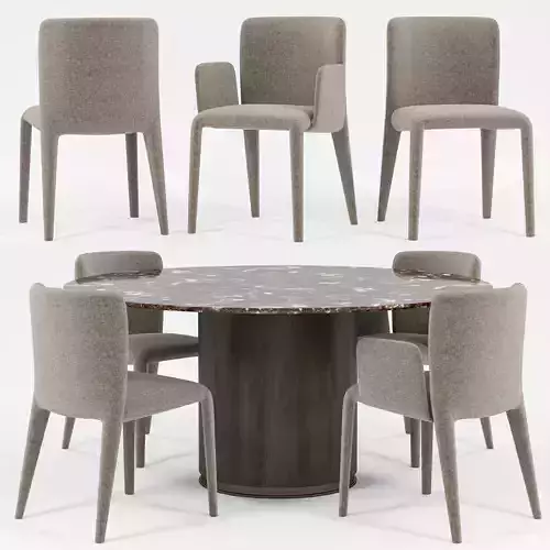 Potocco Lars chair Otab table