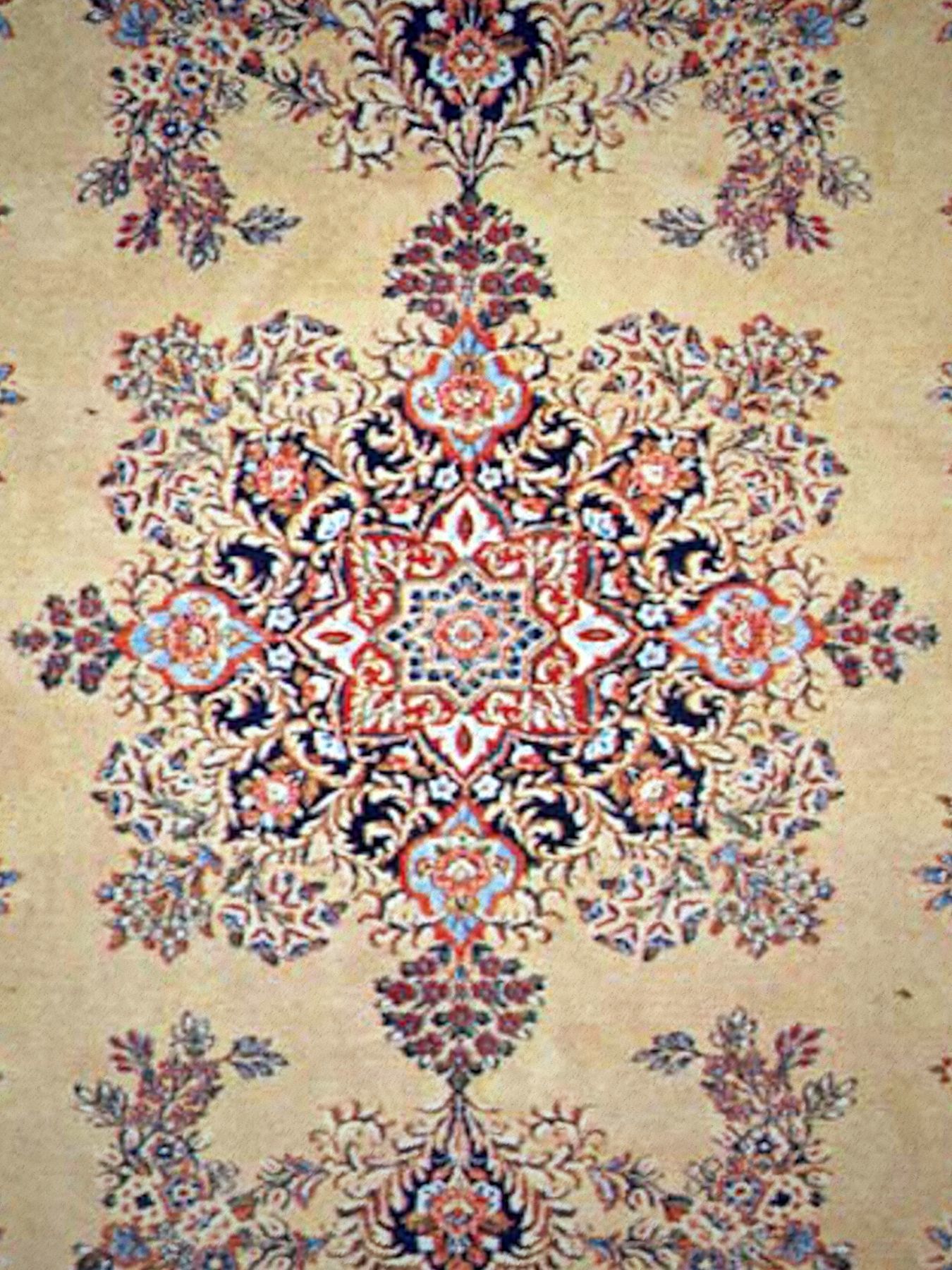 Persian carpet second series Low-poly 3D model_2