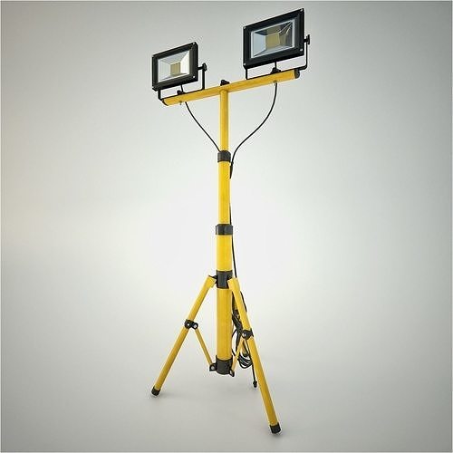 Tripod Tower Lighting 3D model