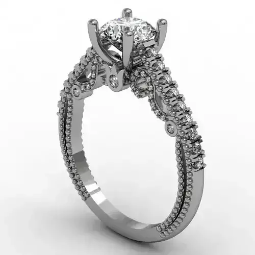 Fashion and beauty engagement ring