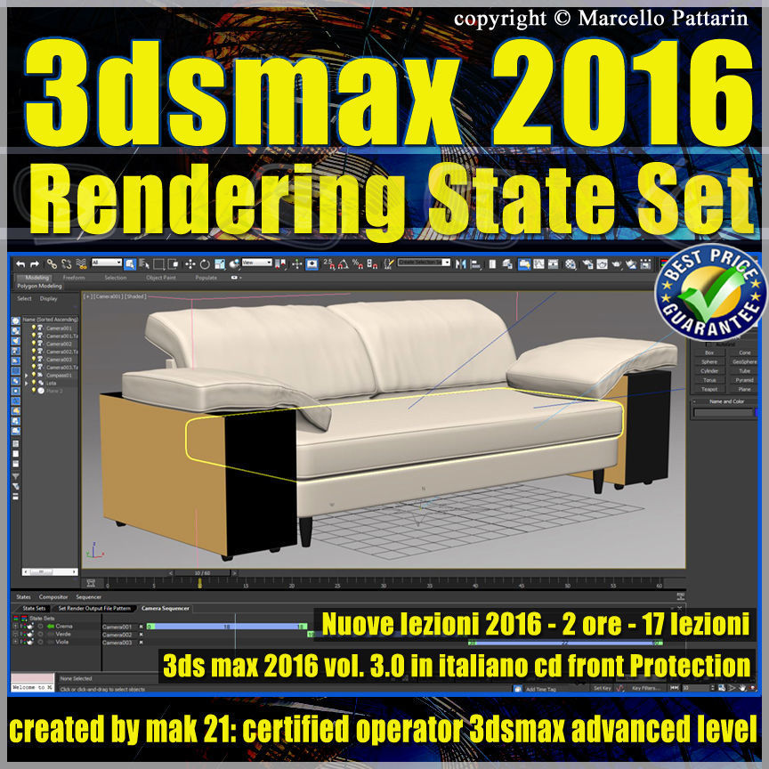 003 3ds max 2016 Rendering State Set vol 3 CD Front