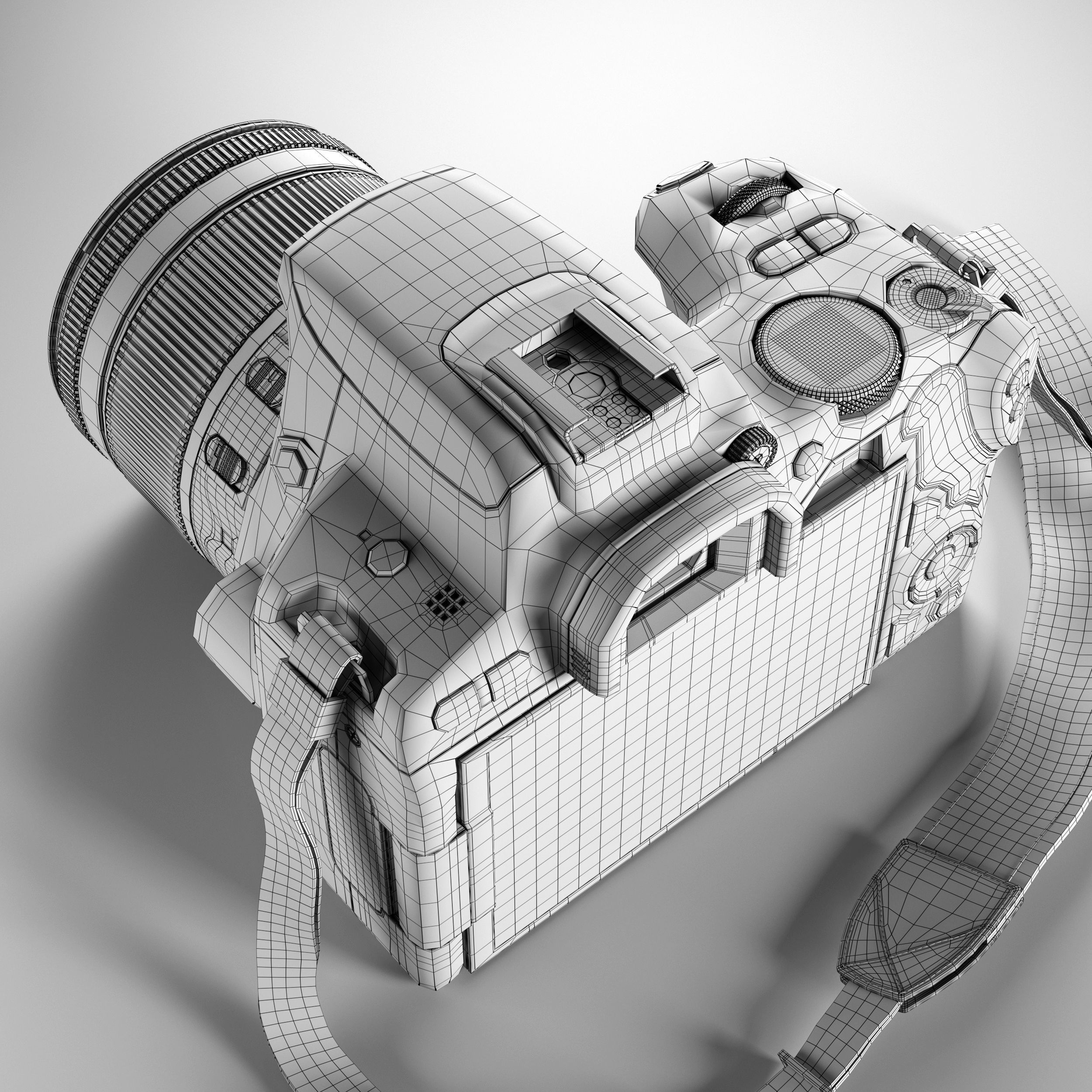Canon EOS 200D 3D model_8