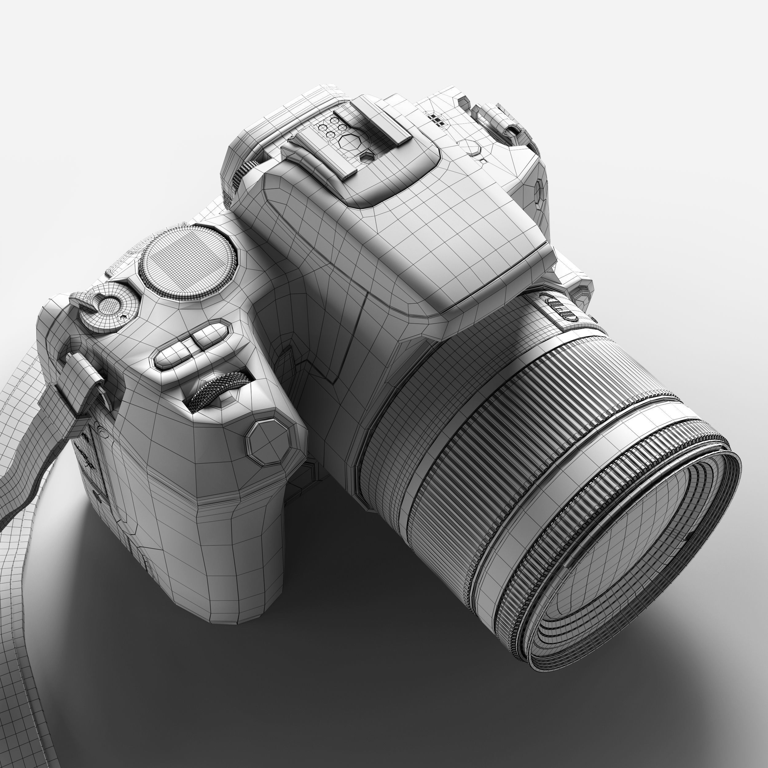 Canon EOS 200D 3D model_9