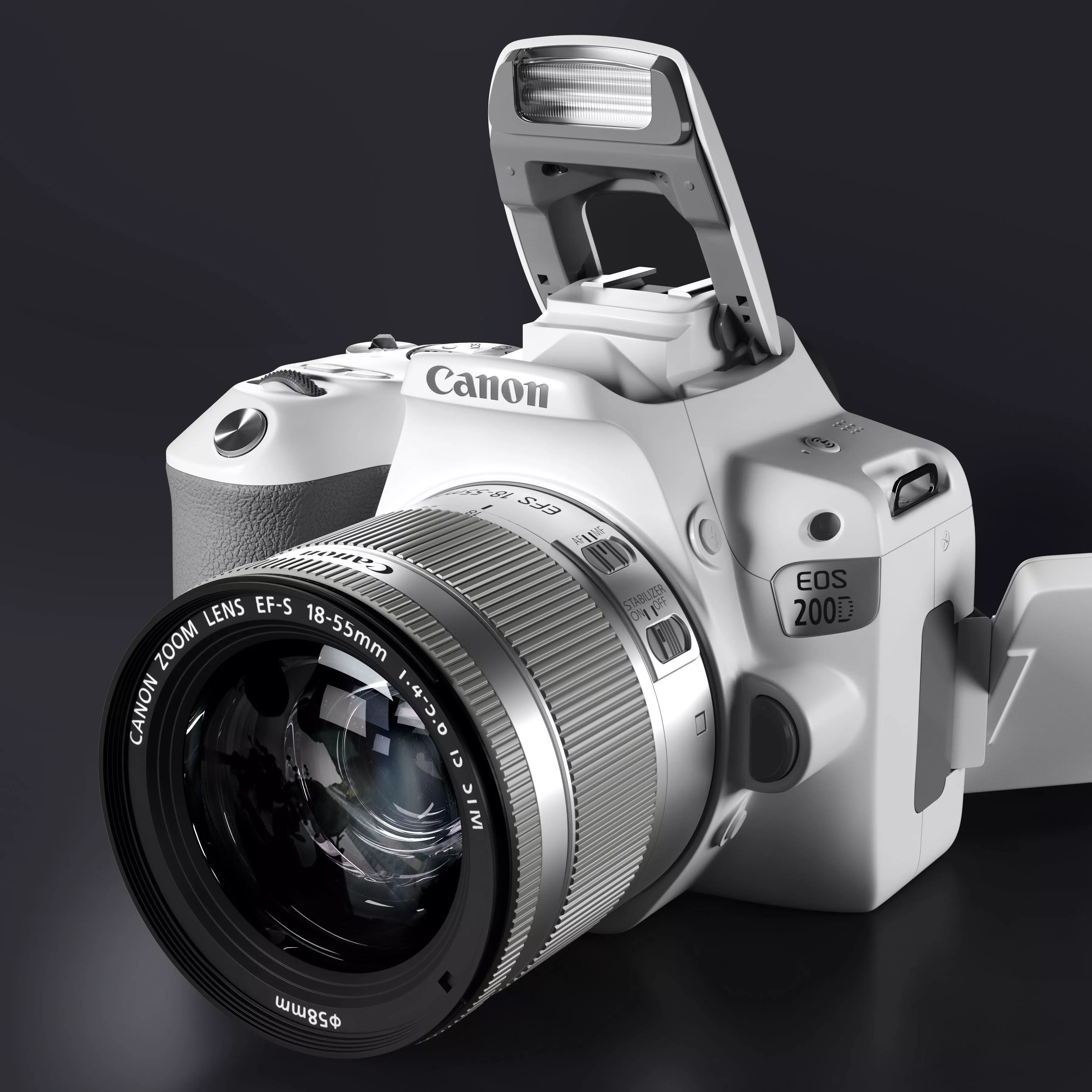 Canon EOS 200D 3D model_0