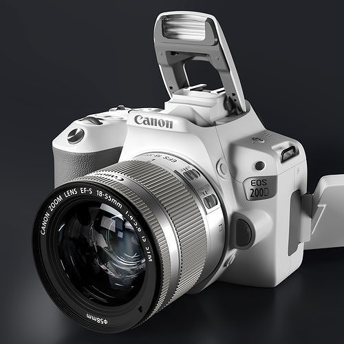 Canon EOS 200D 3D model