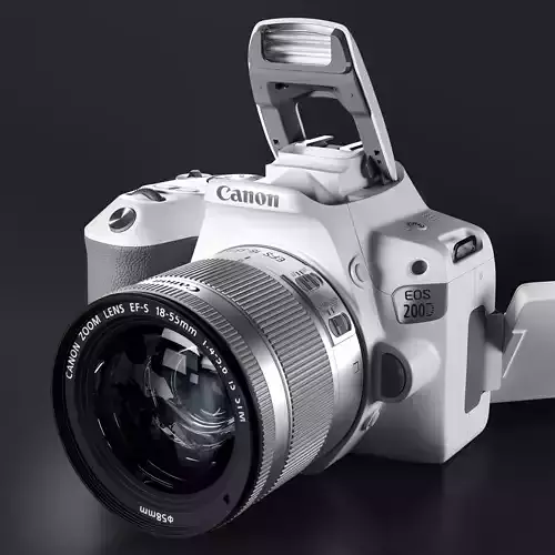 Canon EOS 200D 3D model
