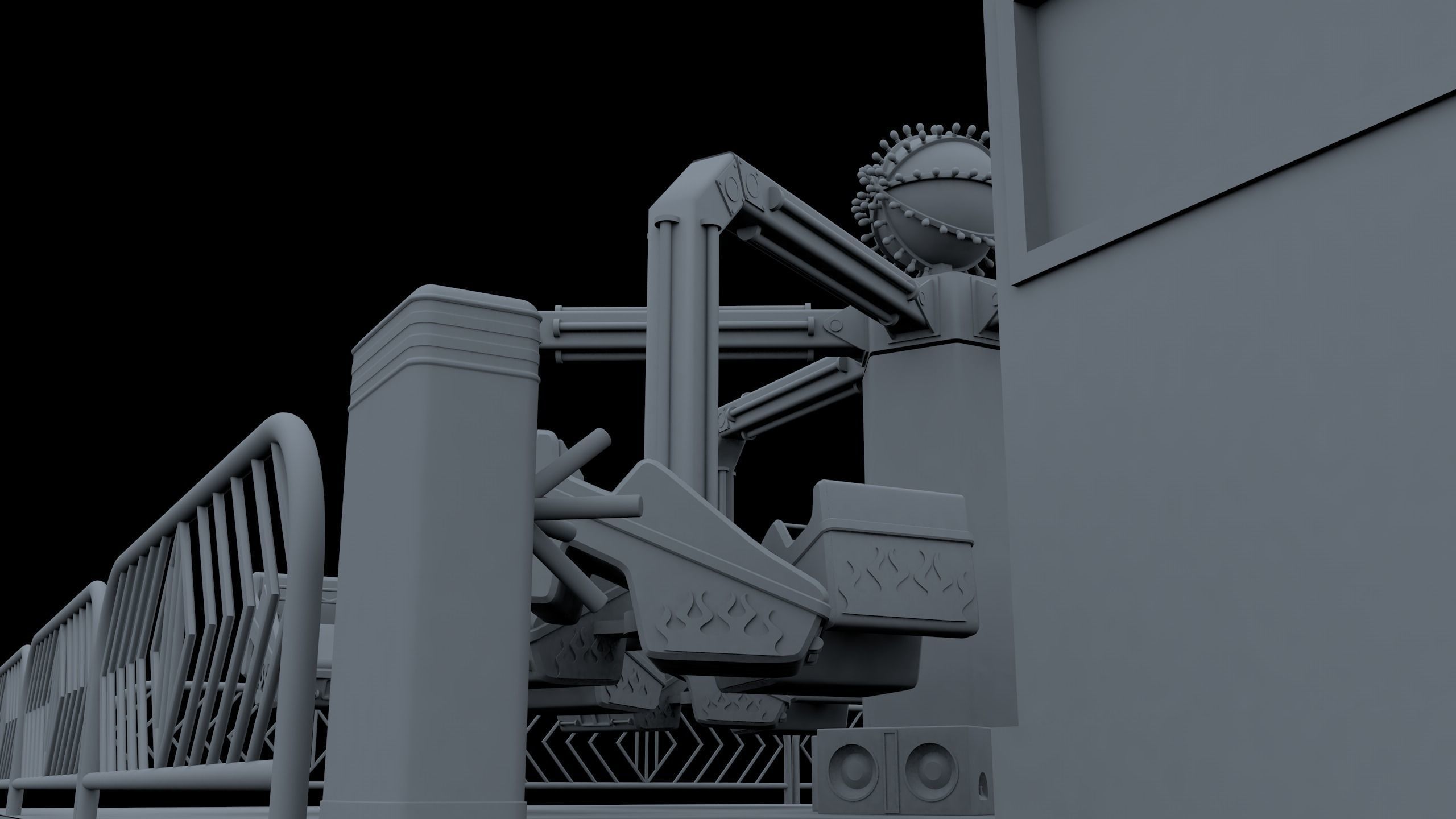 Carnival Ride Project 3D model_2