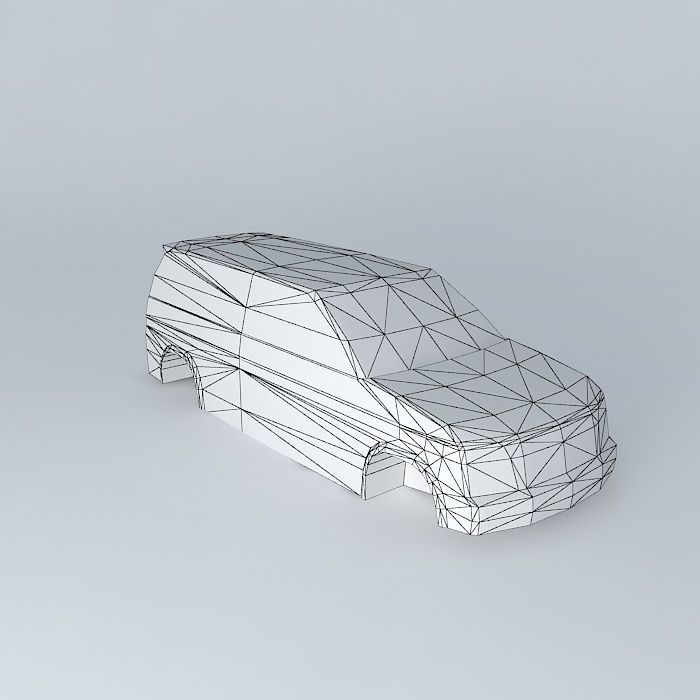 Offroad SUV Template Free 3D model_4