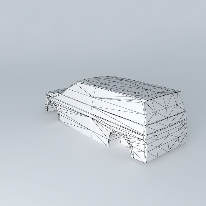 Offroad SUV Template Free 3D model_3