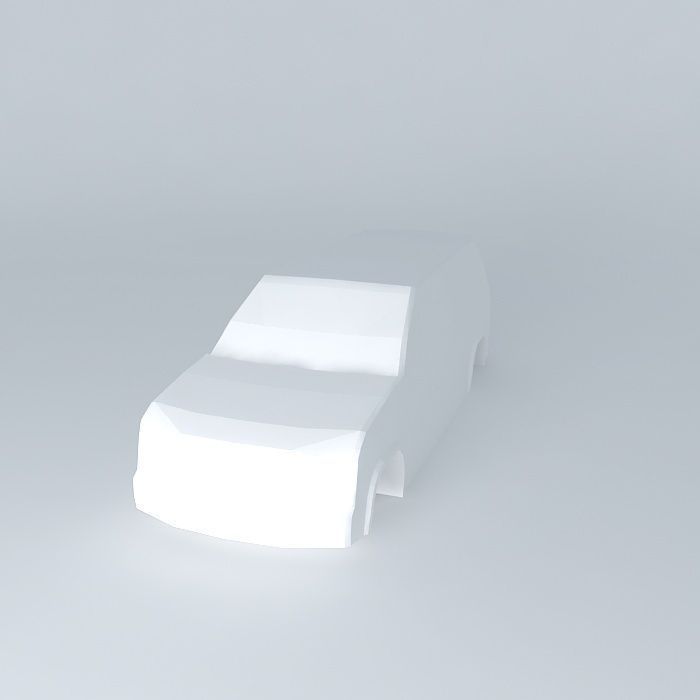 Offroad SUV Template Free 3D model_1