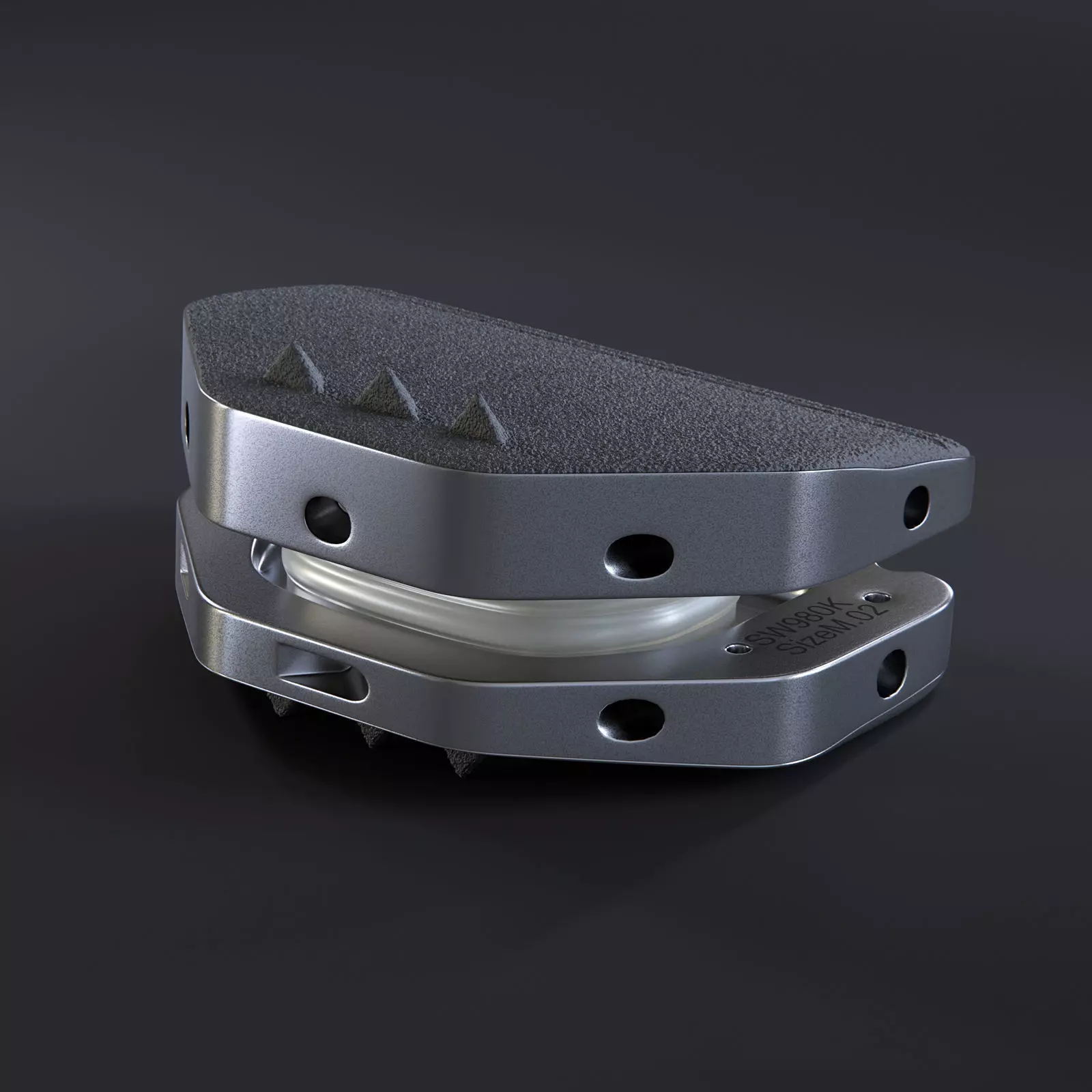 Artificial spinal disk 3D model_0