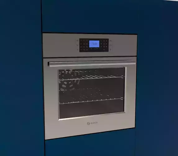 Oven Bosch Low-poly 3D model