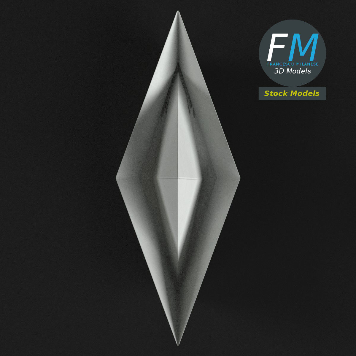 Paper boat 3D model_6