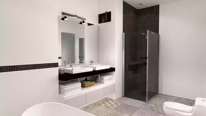 Bathroom Interior SketchUp