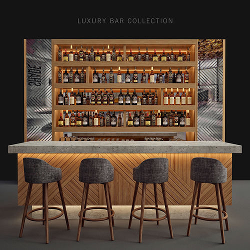 Bar Collection 9 3D model